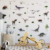 Dinosaur Park Children Wall Sticker DIY Art Nursery Room Decal