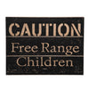 Free Range Children Wall Art Multi Color Wood