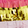 Small Pink and Gold Foil Number 8 Pinata for Kids 8th Birthday Party