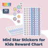 Teacher Stickers Small Reward Stars for Kids Students (91 X 30 Sheets)