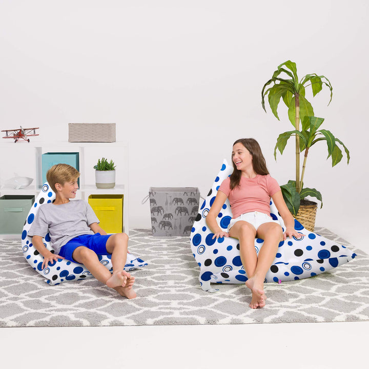 Posh Creations Bean Bag Chair for Kids and Teens -Twist Chair