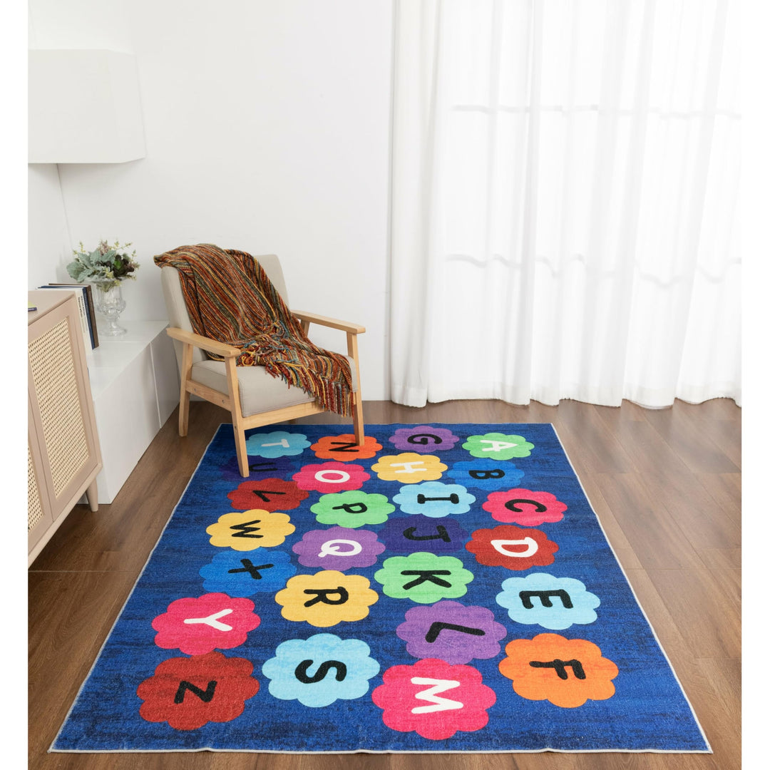 Kids Collection Colorful Alphabet ABC Educational Area Rug 5'x'7' 5" X