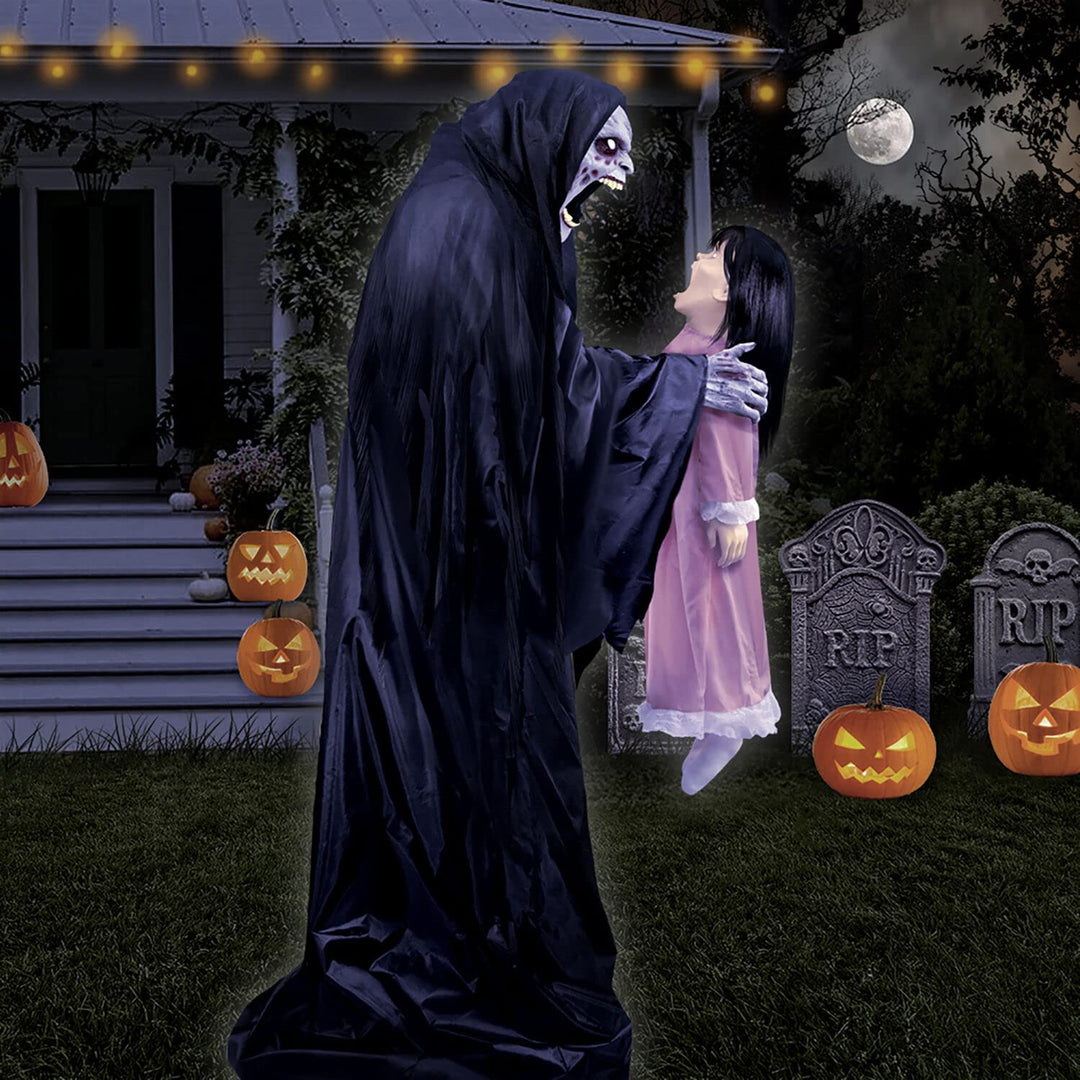 Haunted Hill Farm Soul Sucker Demon Reaper with Child by Tekky