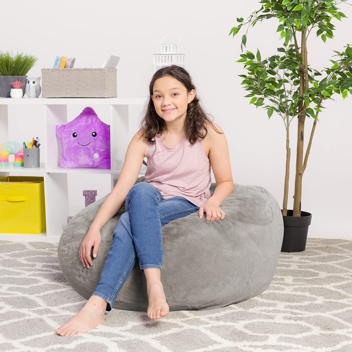 Big Comfy Bean Bag Chair: Posh Beanbag Chairs with Removable