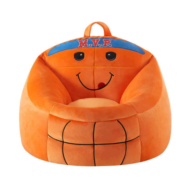 Heritage Kids Micromink Squishy Bean Bag Chair for Kids Ages 3+