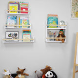 Utah Wood Wall Shelves Kids Bookshelf Set of 3 Toy Storage