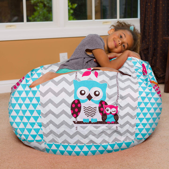 Big Comfy Bean Bag Chair: Posh Beanbag Chairs with Removable