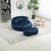 18.11''l Coolmore Comfort Bean Bag Chair Fur Lazy Sofa Footstool