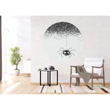 Nursery Spider Circular Peel and Stick Wall Mural 55 h Diameter