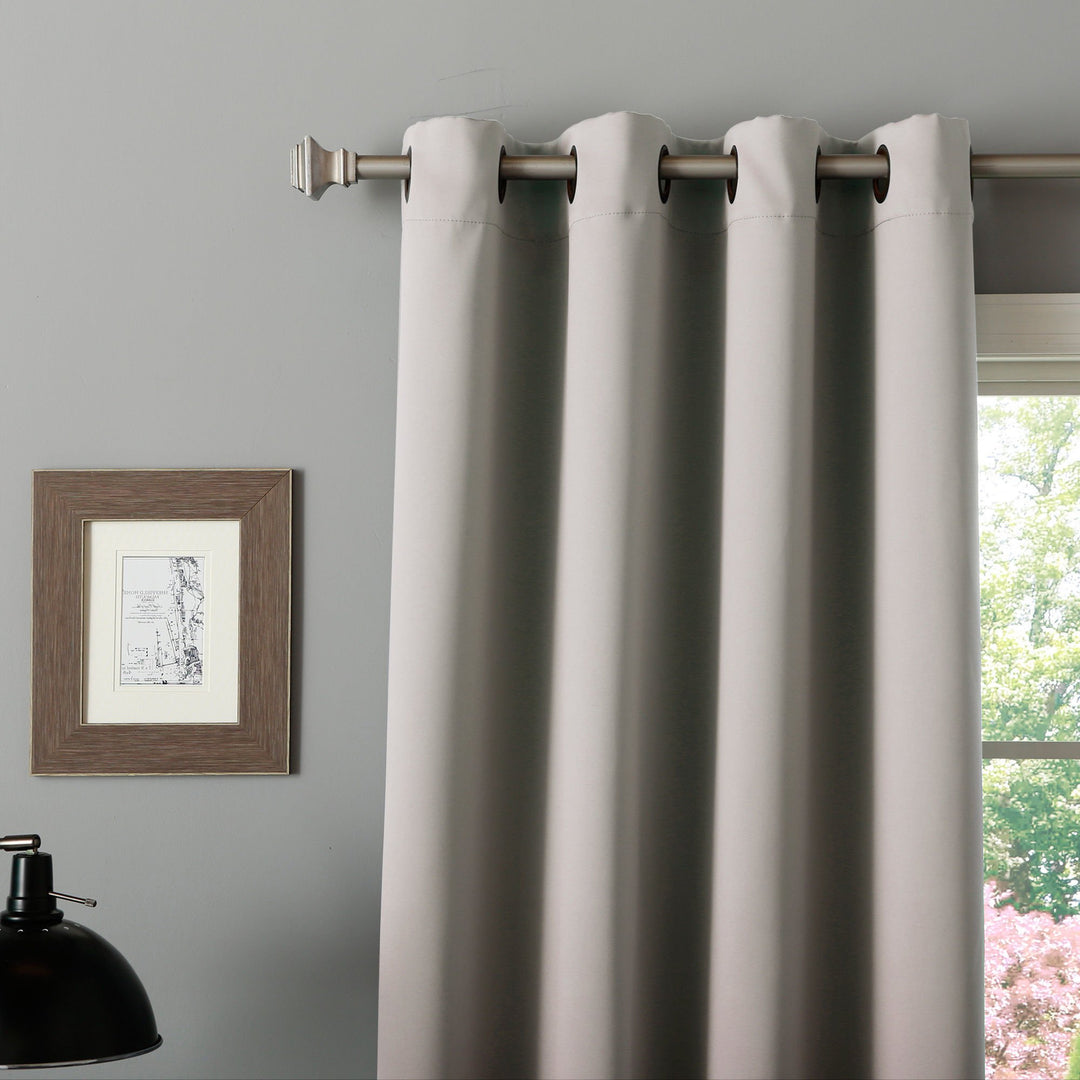 Aurora Home Thermal Insulated Blackout Grommet Top Curtain Panel Pair