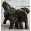 Baby Elephants Playing Hot Cast Bronze Metal Figurine Sculpture Statue