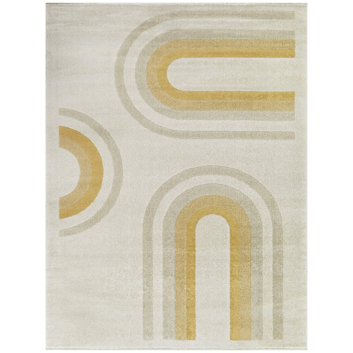 BALTA Ana Kids Rainbow Area Rug 7'10" x 10' - Yellow