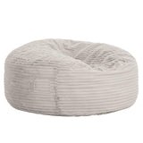 5ft Memory Foam Bean Bag Taupe Traditional Solid Childproof