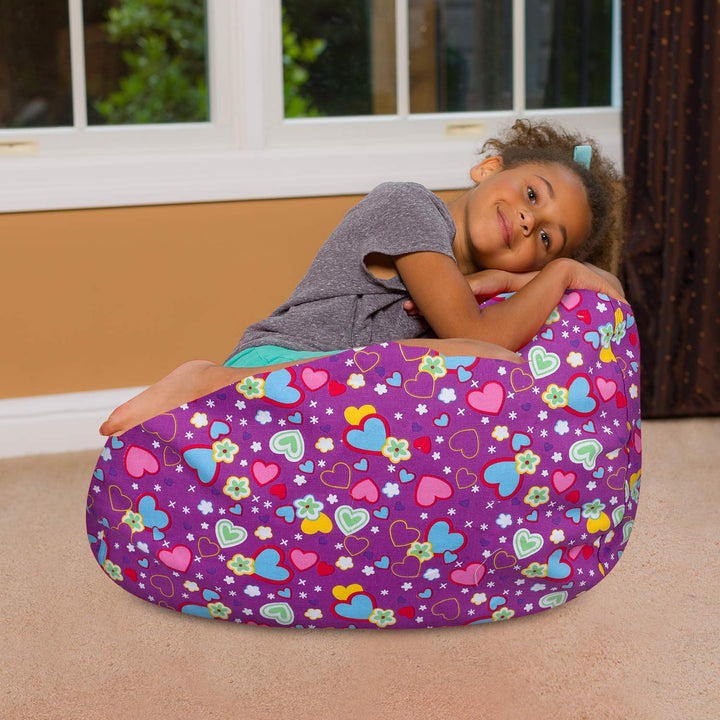 Big Comfy Bean Bag Chair: Posh Beanbag Chairs with Removable