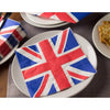 100pc Decorative Disposable Napkins with UK Flag Design for Birthday