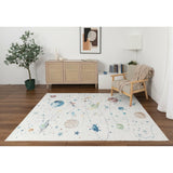 Kids Collection Galactic Adventures Space Themed Area Rug 5'x'7' 5'