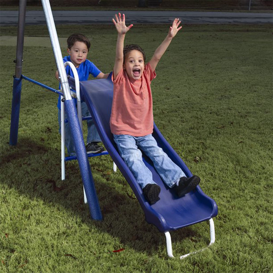 XDP Recreation Freedom Fun Metal A-Frame Kids Outdoor Swing Set 7