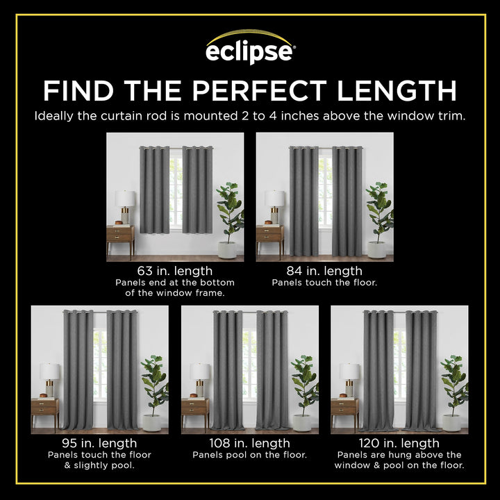 Eclipse Blackout Curtain Kids Curtain with Tassel BorderCover