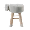 AC Pacific Woodland Sheep Stool for Kids Animal Themed Wooden Ottoman