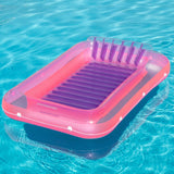 Inflatable Pink and Purple Water Sports Tub Pool Raft Lounger