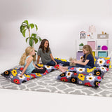 Kids Floor w Cover Premium Cushion and Lounger Covers