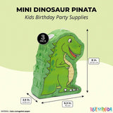 Mini Dinosaur Pinata Kids Birthday Party Supplies (8 X 6.3 2.5 in