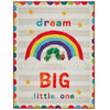 Eric Carle Home Dynamix The Very Hungry Caterpillar Elementary Dream Big Little One Kids Machine Washable Area Rug, White/Grey, 35"x51", 35" x 51"