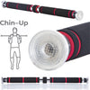 Pull Up Bar For In-home Fitness Door Crunches And Leg Lifts Black