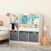 Kids Bookcase and Bookshelf Multifunctional with 3 Collapsible