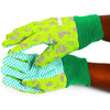 Kids Work Gloves Ages 3-6 (Green 6 Pairs) Green