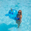 29" Inflatable Blue Beach Ball with Clear Plastic