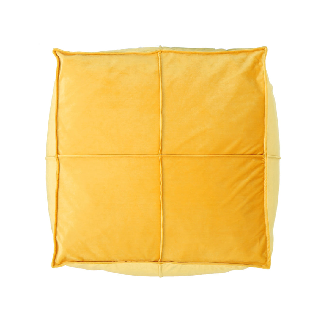 Christopher Knight Home Cytheria Cobalt Velvet Square Bean Bag