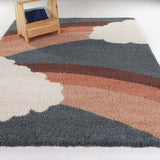 Mod-Tod Bella Kids Rainbow Shag Area Rug