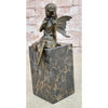 Hot Cast Bronze Sculpture Statue Young Child Fairy Angel Girl