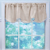 Leaf Window Valance Tan