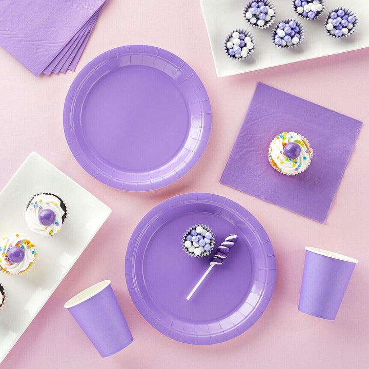 Purple Party Supplies for Birthday Decorations