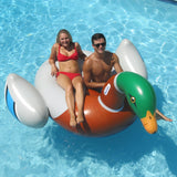 88" Inflatable Giant Decoy Duck Swimming Pool Float