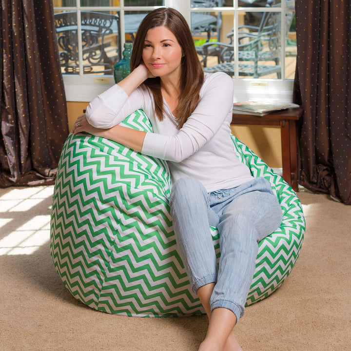 Big Comfy Bean Bag Chair: Posh Beanbag Chairs with Removable