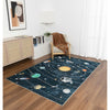 Kids Collection Interstellar Adventure Space Themed Area Rug 5'x'7' 5"