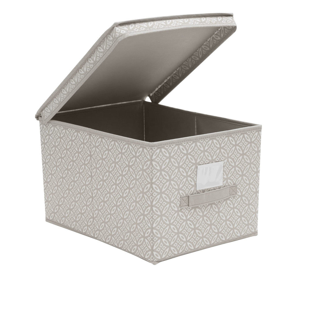 Simplify Boho Large Storage Box | Foldable | Collapsible | Flip Top