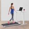 Under Desk Electric Treadmill Walking Jogging Running Machine-ilver