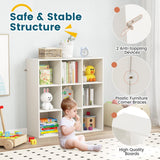 9-Cube Kids Toy Storage Organizer Children Bookcase Display