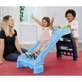 2-in-1 Outdoor-Indoor Wet Or Dry Slide Playground with Folding for