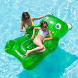 60" Green Gummy Bear Swimming Pool Float