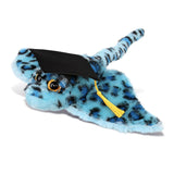 Blue Stingray Graduation Plush with Cap W/Tassel 15 Inches Black Polyester