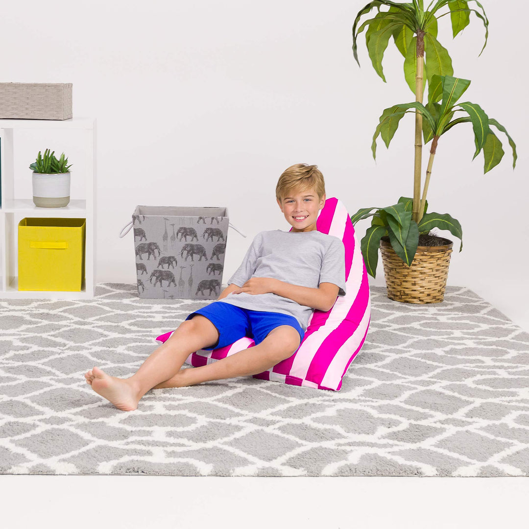 Posh Creations Bean Bag Chair for Kids and Teens -Twist Chair