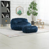 18.11''l Coolmore Comfort Bean Bag Chair Fur Lazy Sofa Footstool