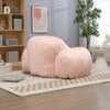 Accent Chair Sofa Bean Bag with Density Foam Padded Use Pink Solid