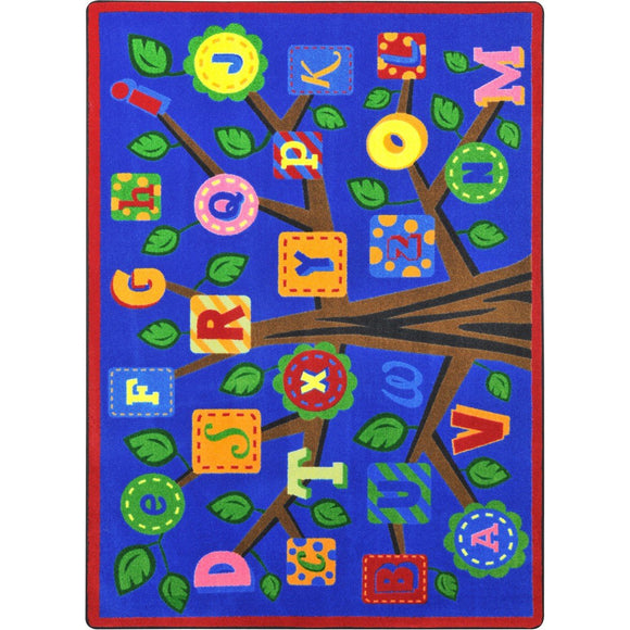 Joy Carpets Alphabet Leaves Childrens Rugs, C, Bold