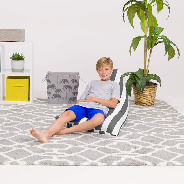 Posh Creations Bean Bag Chair for Kids and Teens -Twist Chair